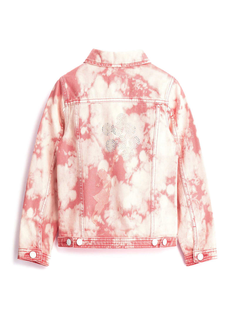 Pink jean jacket kids shop