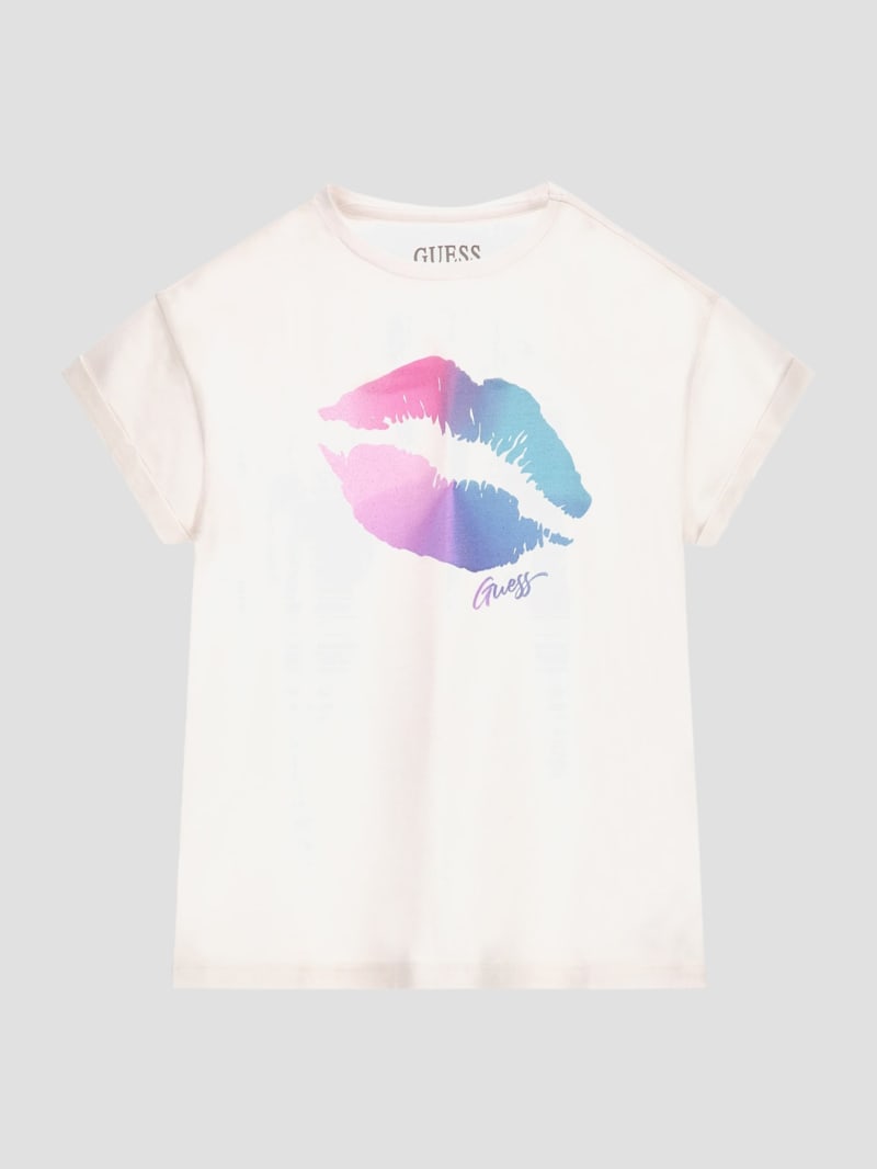 Guess lips t shirt cheap