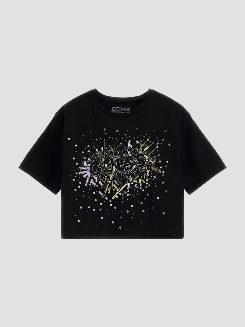 Guess sequin cheap t shirt