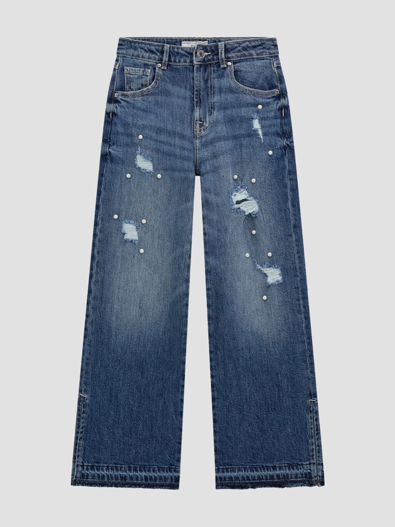 90s Rigid Denim Pearl Jeans 7 16