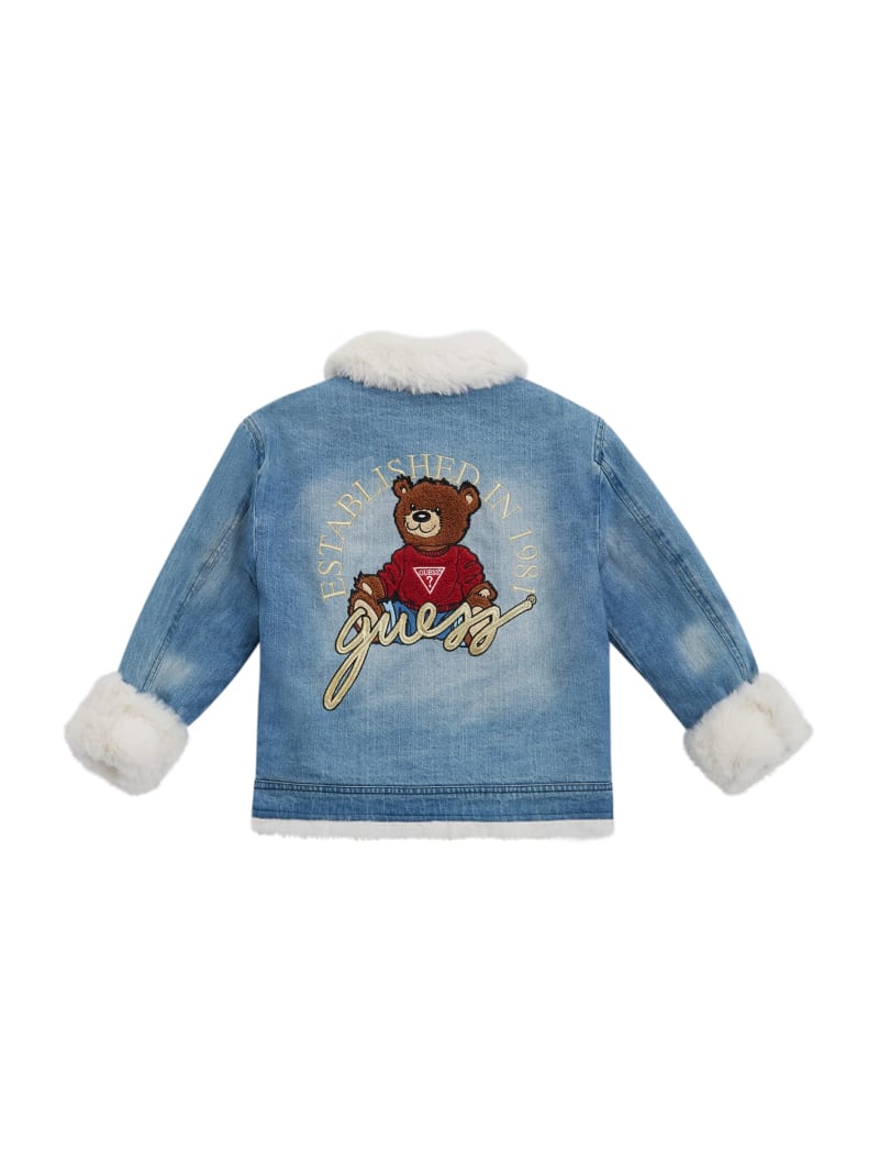 Sherpa Lined Denim Jacket 7 16 GUESS Canada