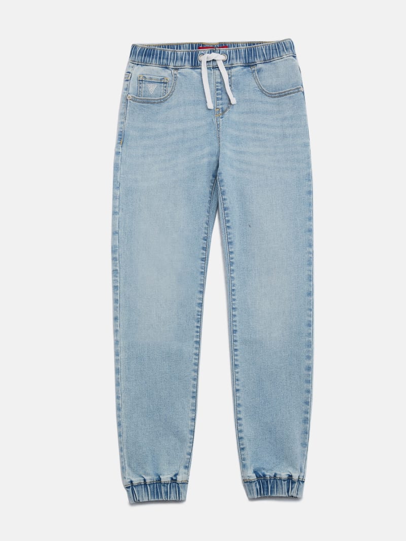 GENEALO Blue Denim Joggers for Women and Girls 