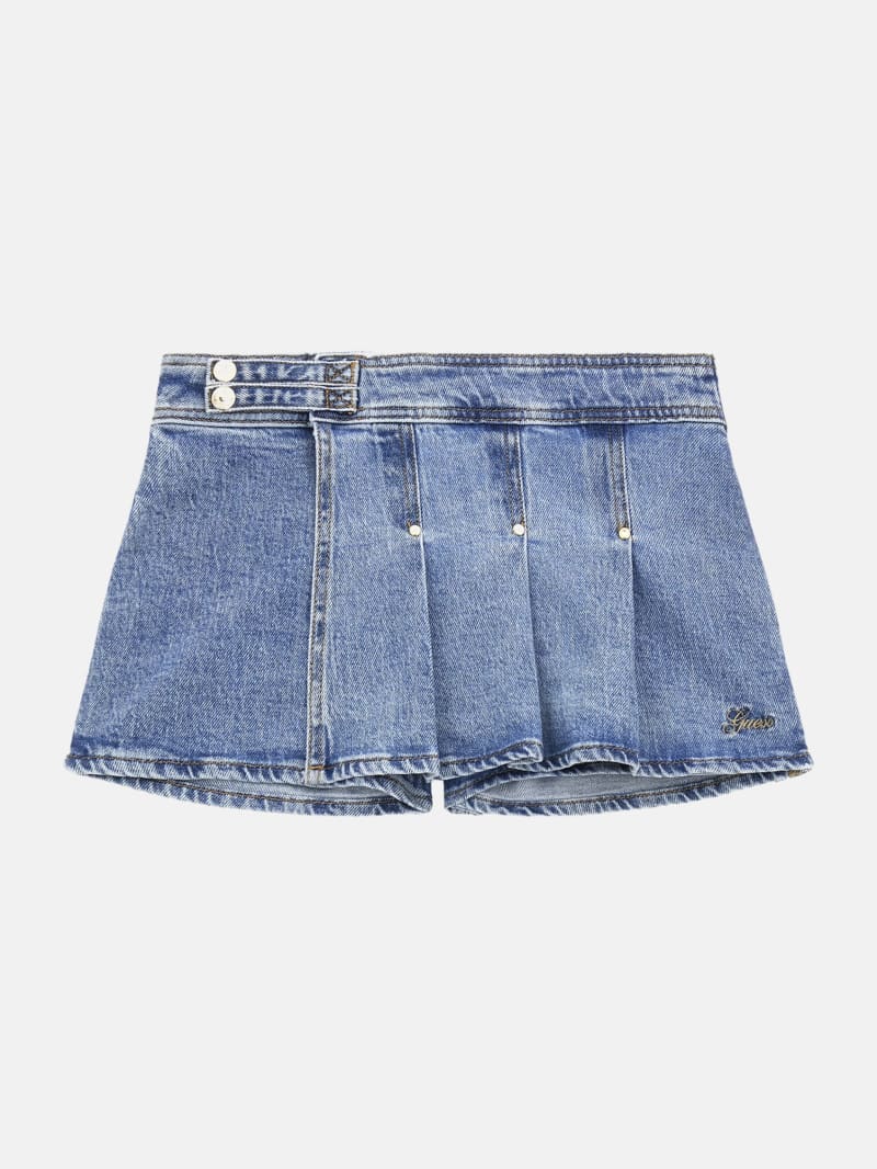 キッズ用ボトムス D SQUARED2 D2G104F SKIRT (DQ2124.D0A6M DQ01 DENIM BLUE) Denim Skort (7-16) | GUESS