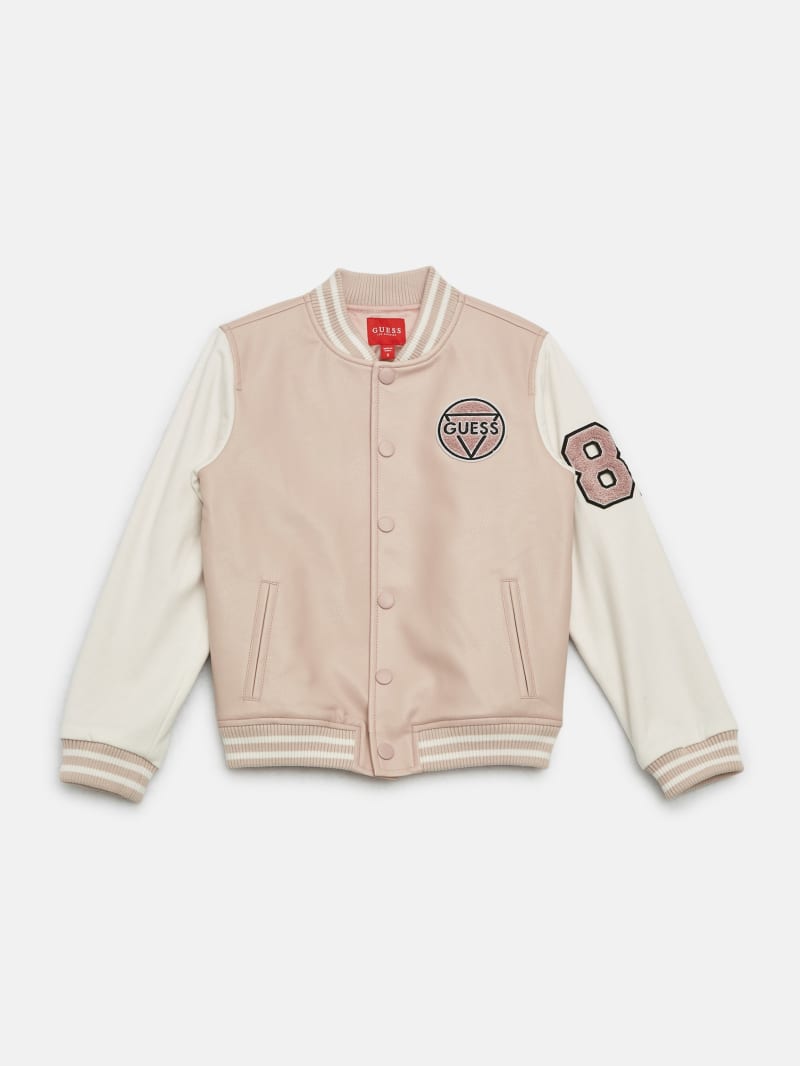 Guess varsity jacket top