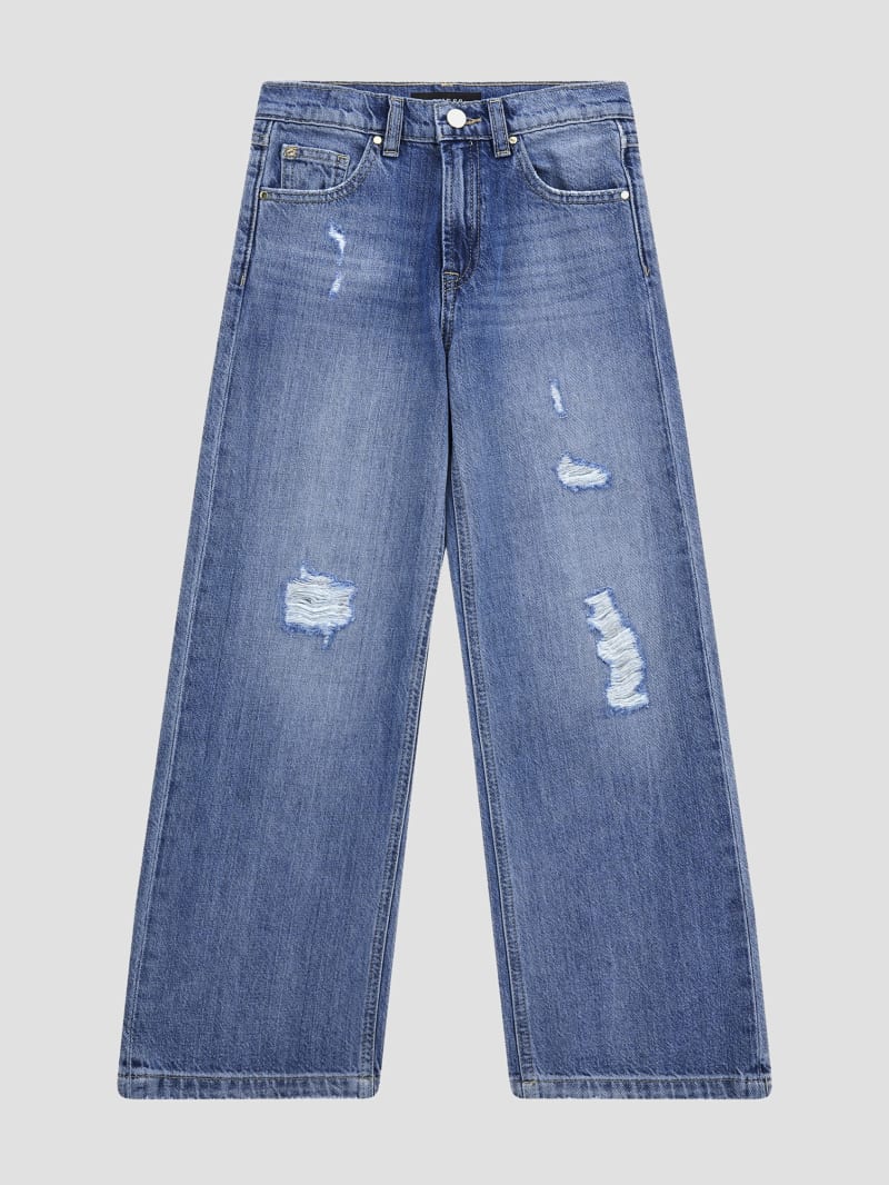 Guess wide leg jeans discount