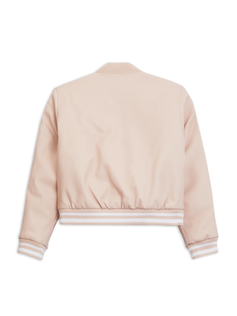 Ralia Faux-Leather Varsity Jacket (7-14)