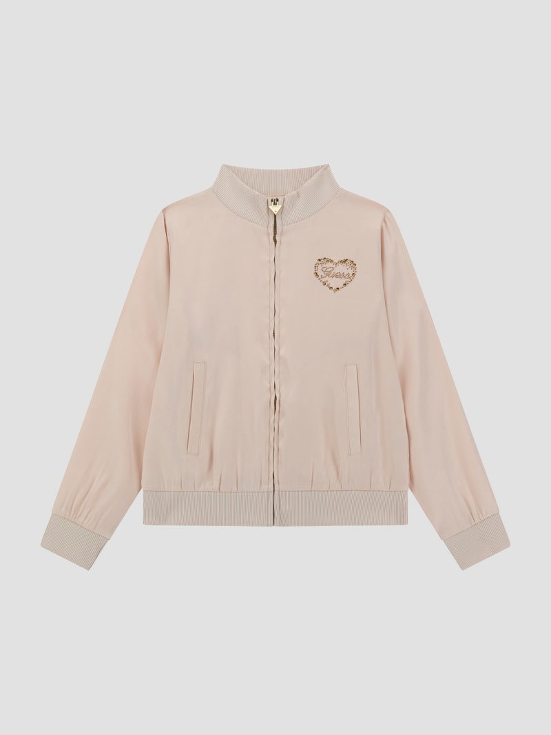 Guess pink bomber jacket top