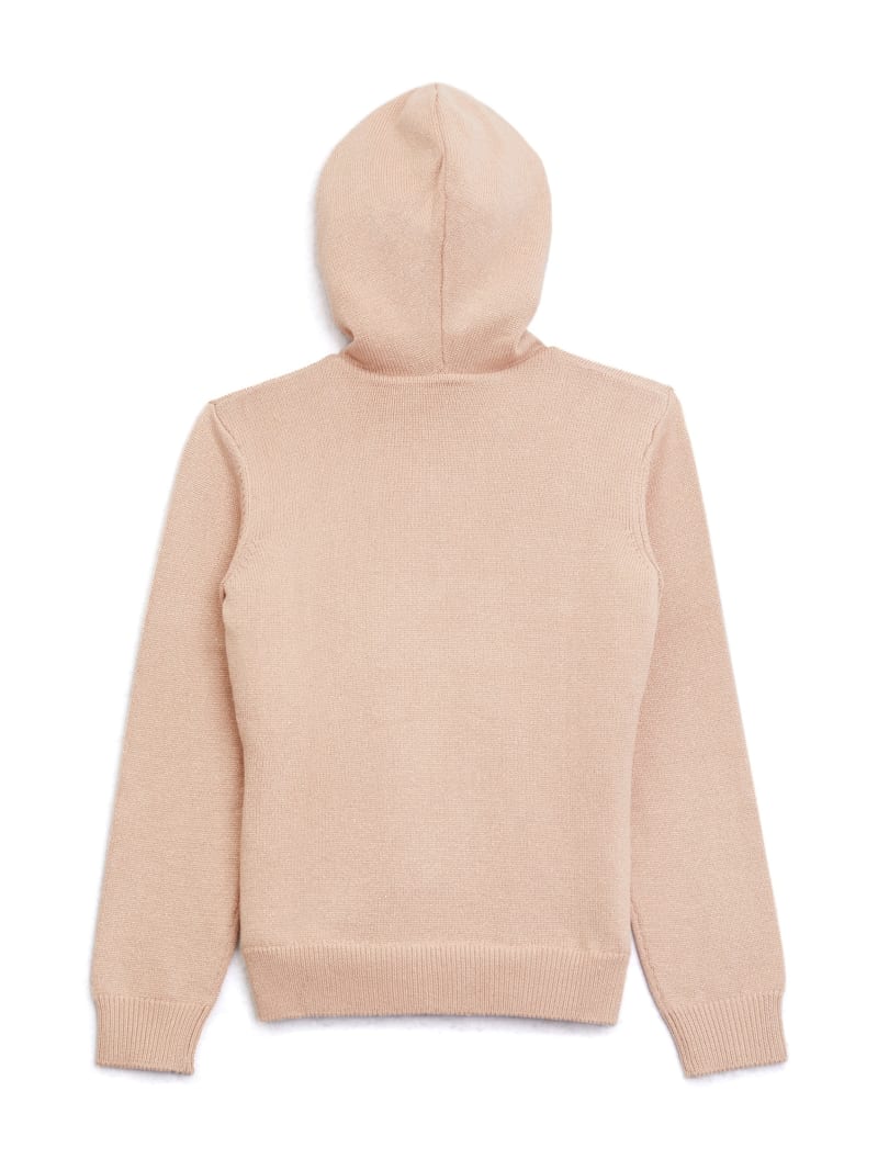 Melanie Hooded Lurex Sequin Sweater (7-14) | GUESS Factory
