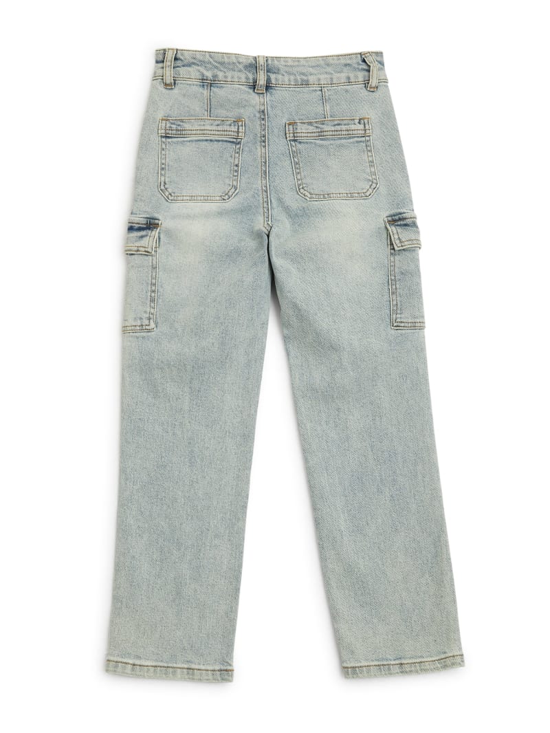 ◆as if calie◆ DENIM WASHING CARGO PANTS CA25APT004WHF 450A7478-7125-49CB-92A5-