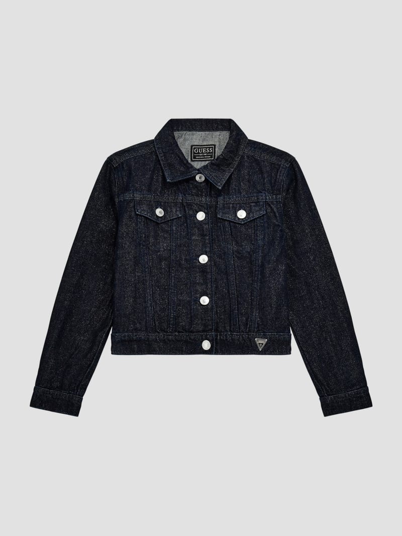 Lurex Denim Jacket 7 16 GUESS Canada