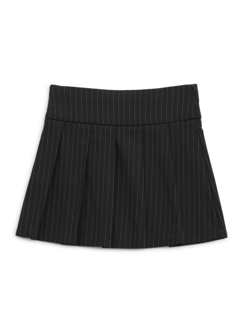 LGB カシミア混 ミニスカ サイズ0 黒 Britney Pleated Skirt (7-14) | GUESS Factory