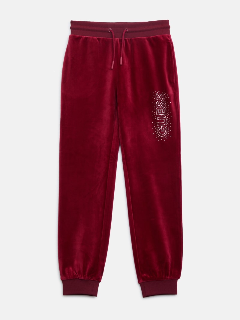 Velour Logo Joggers (7-14