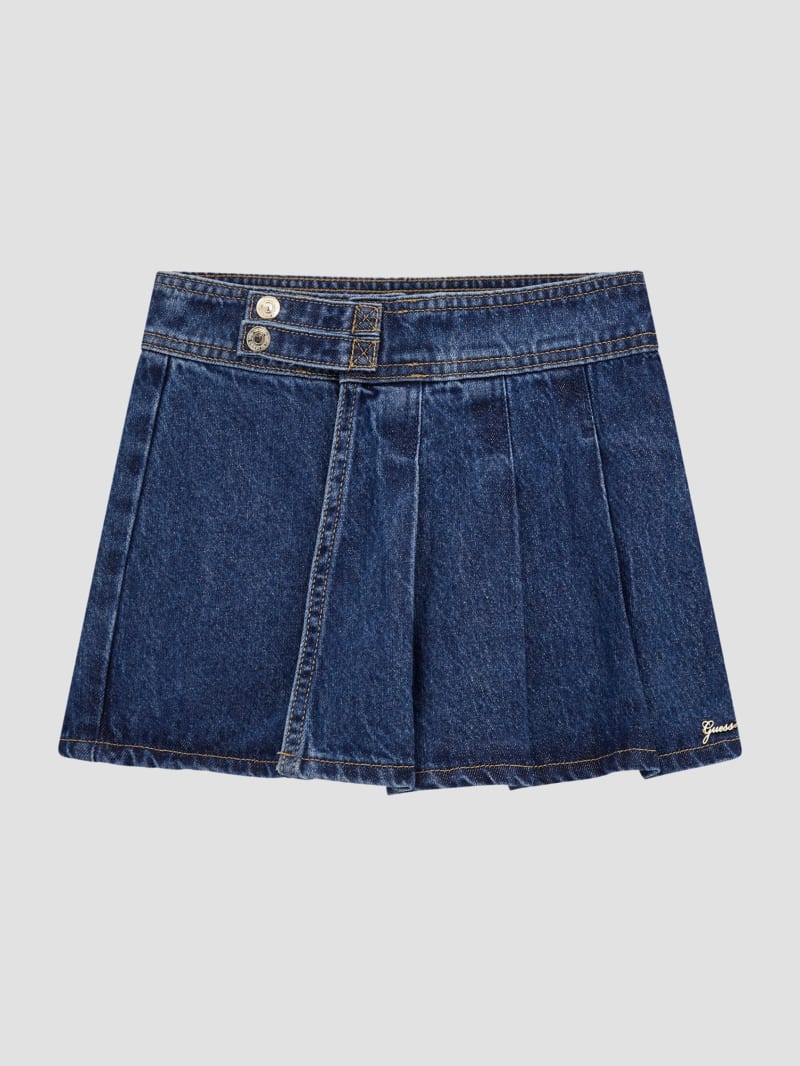 【XEXYMIX GOLF】 Denim-like back pleated skirt /追跡付 XEXYMIX GOLF】Denim-like Back Pleats Skirt