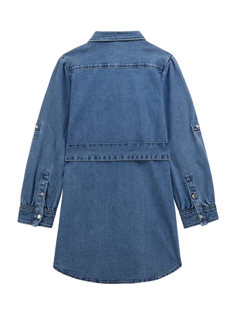 [ JEANS] Denim Shirt Dress ★人気★ J5RK50D4HB0-LBSC-ALT1