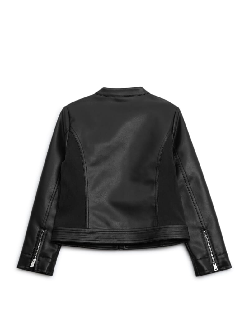GUESS® Kids Zona Faux-Leather Jacket (7-14) Girls