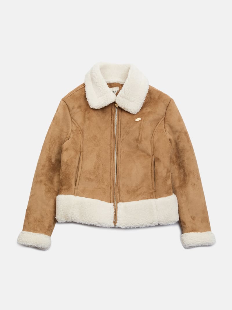 Holly Faux-Suede Jacket (7-14) | GUESS Factory