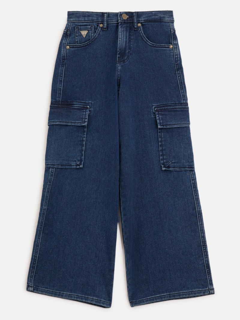 GUESS® Angelique Wide-Leg Cargo Jeans (7-16)