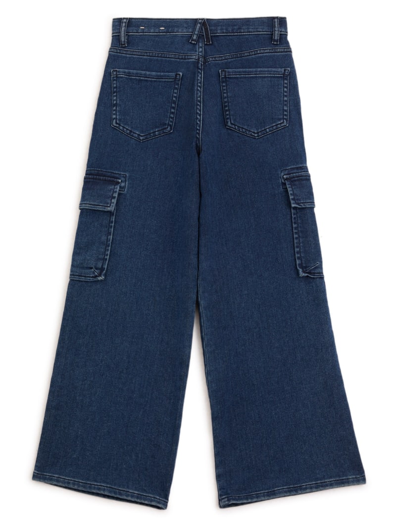 GUESS® Kids Angelique Wide-Leg Cargo Jeans (7-16) Girls