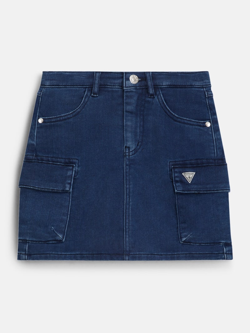 Maria Denim Cargo Skirt (7-14