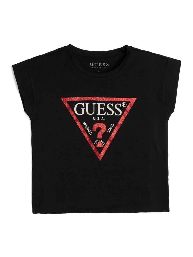 Cropped Logo Tee 7 14 Guess