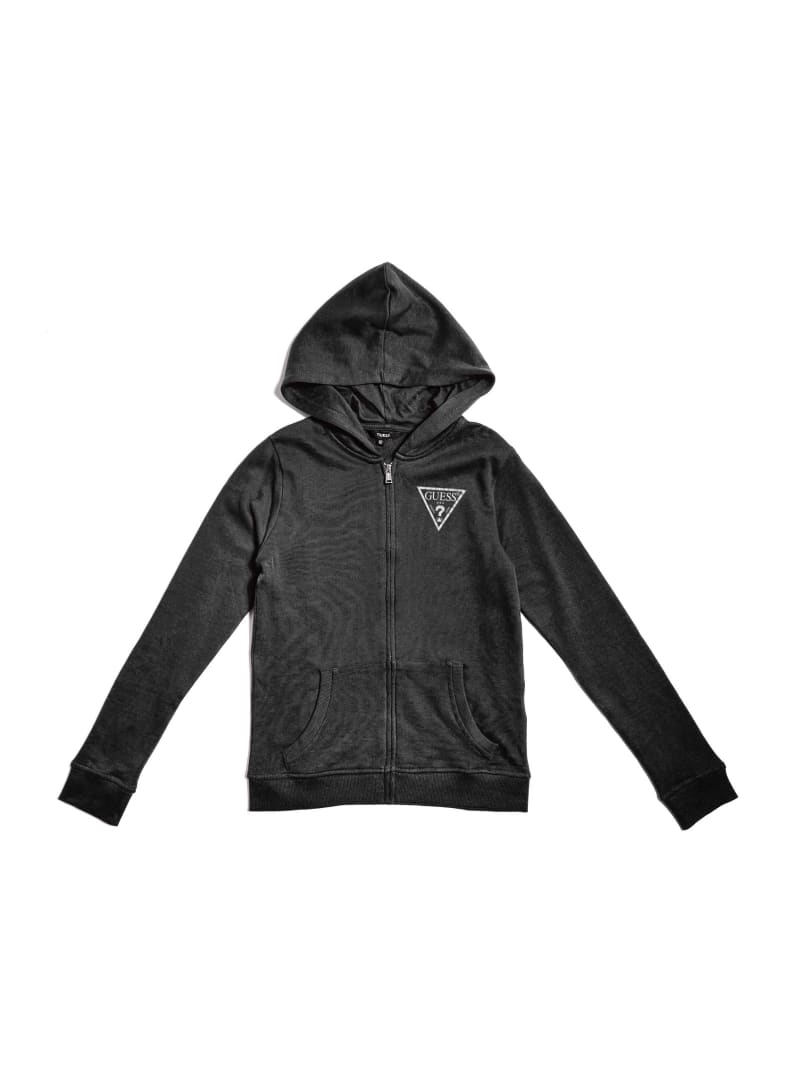 Guess Logo Zip-Up Hoodie (7-14). 1