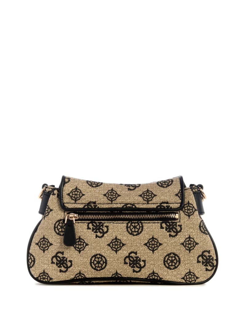 ★ ★BADGE LOGO CASUAL 2WAY SHOULDER BAG GUESS Zaina Flap Shoulder Handbag – ShopCGX