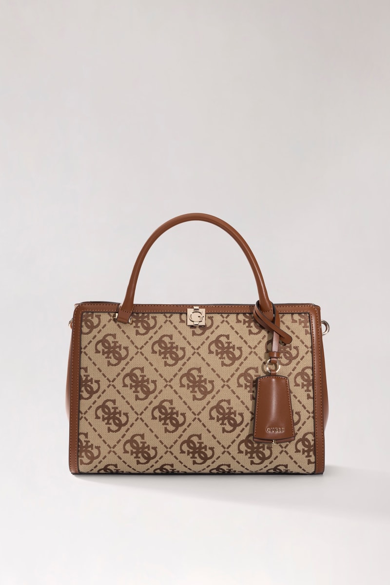 GUESS® Audrey Logo Satchel Bag Women