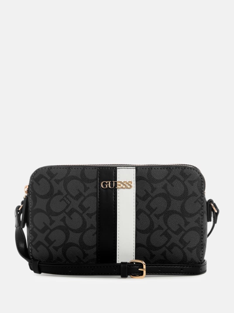kg83② Kyrie Logo Top-Zip Crossbody | GUESS Factory
