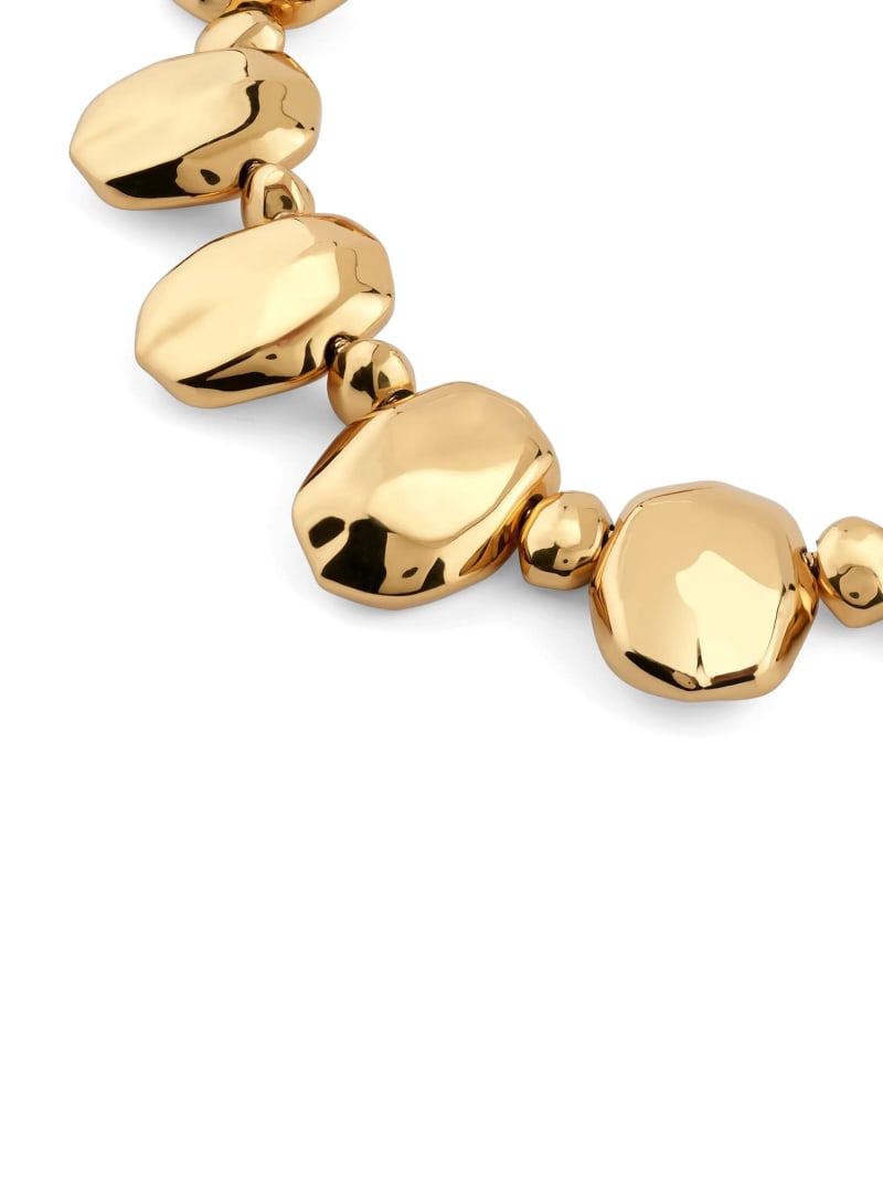 Gold-Tone Cobble Necklace