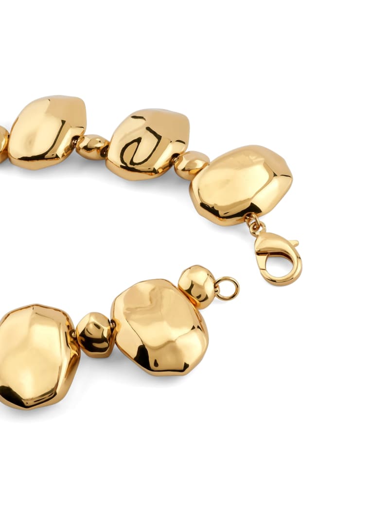 Gold-Tone Cobble Necklace
