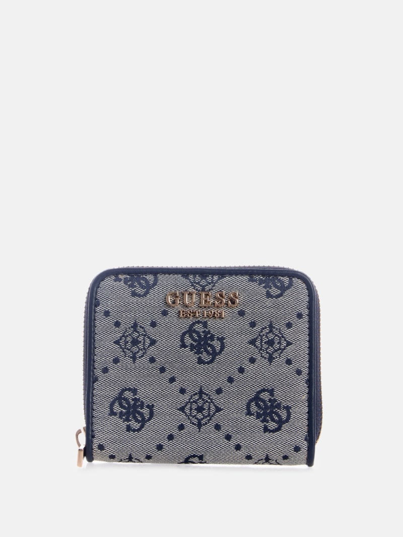 INDIGO LEATHER STADS WALLET (MIDDLE) – TMT OFFICIAL ONLINE STORE