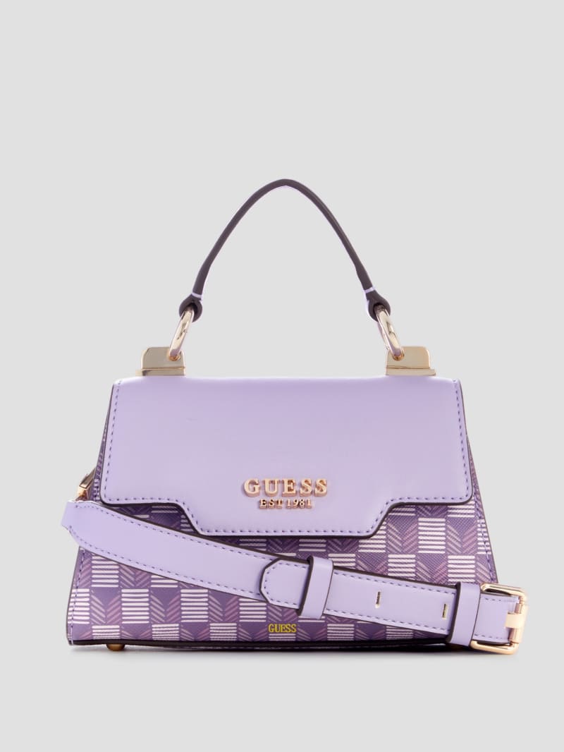Hallie Mini Fold Over Flap Bag GUESS Canada
