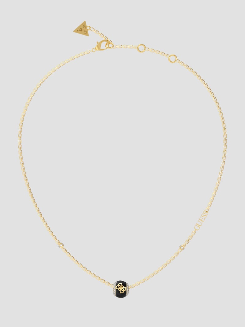 Gold-Tone Quattro G Bead Necklace