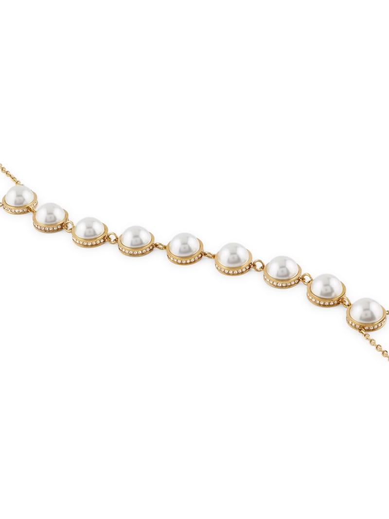 Gold-Tone Faux-Pearl Body Chain | GUESS