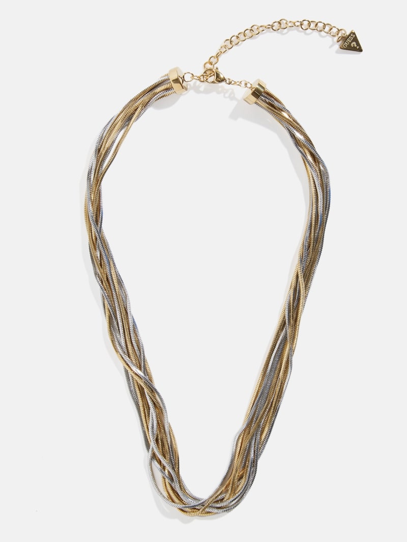 Multi-Tone Twisted Necklace | GUESS