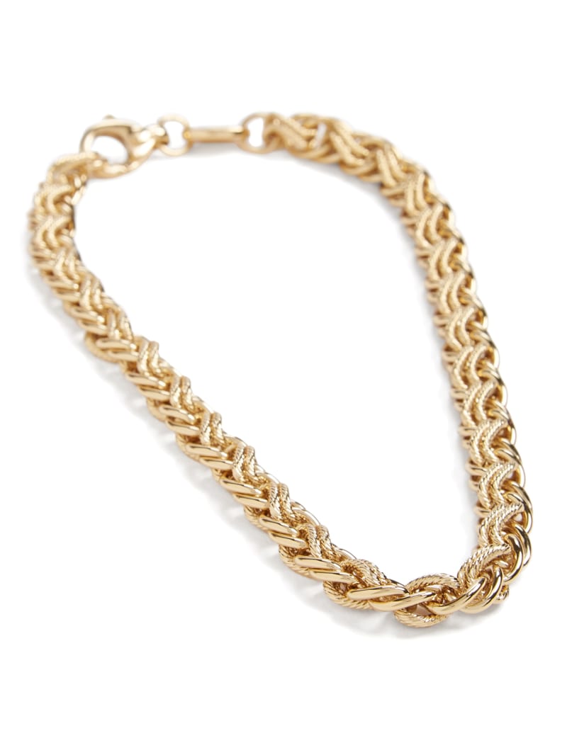 Gold Tone Grumetta Mini Necklace GUESS Canada