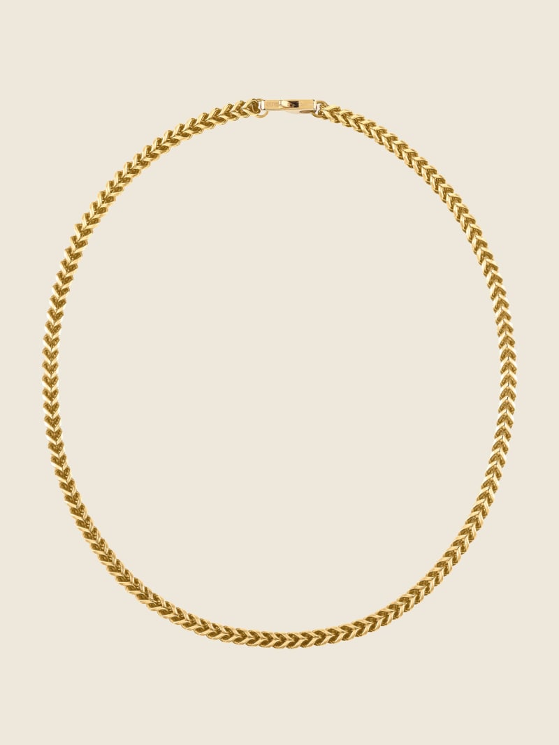 Gold-Tone Foxtail Chain Necklace