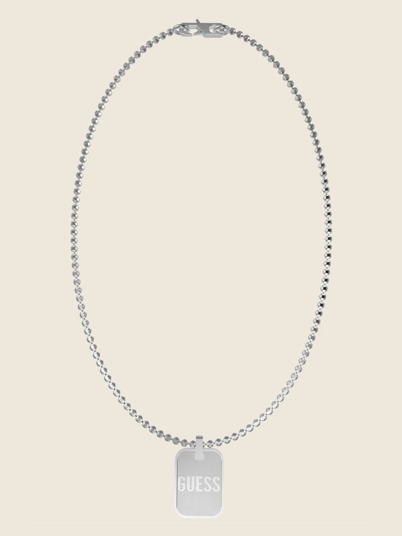 Guess necklace silver new arrivals