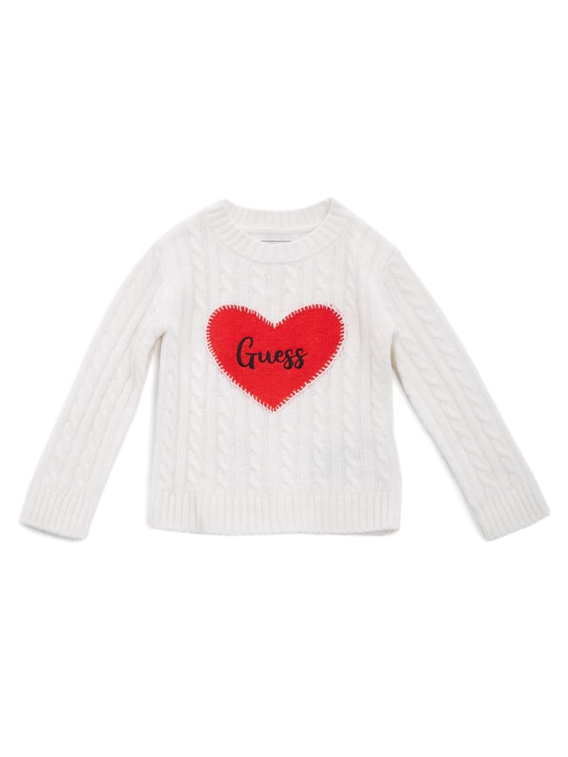 Wool-Blend Heart Sweater (2-6)