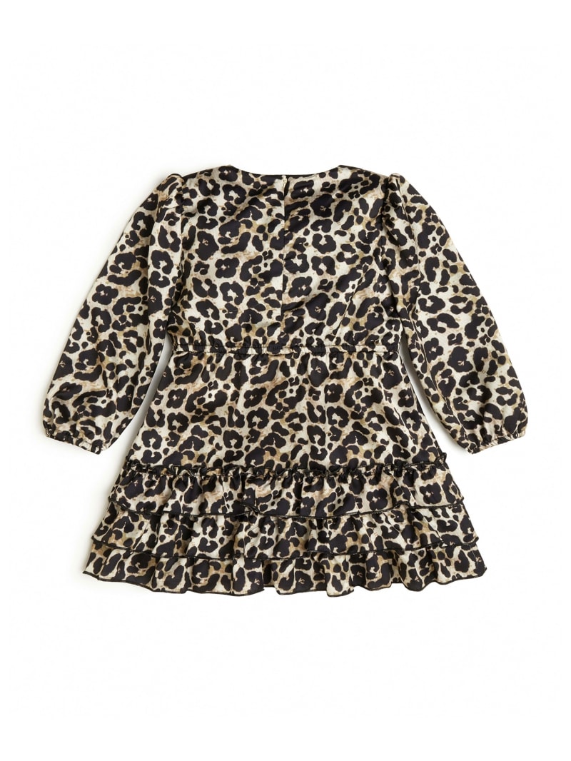 Satin Leopard Dress (7