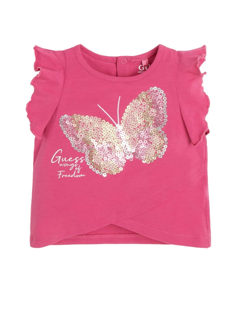 Sequin Butterfly Tee (2-7)