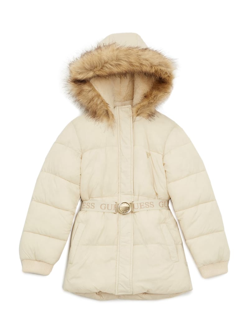 Blissful Belted Puffer Coat (2-6)