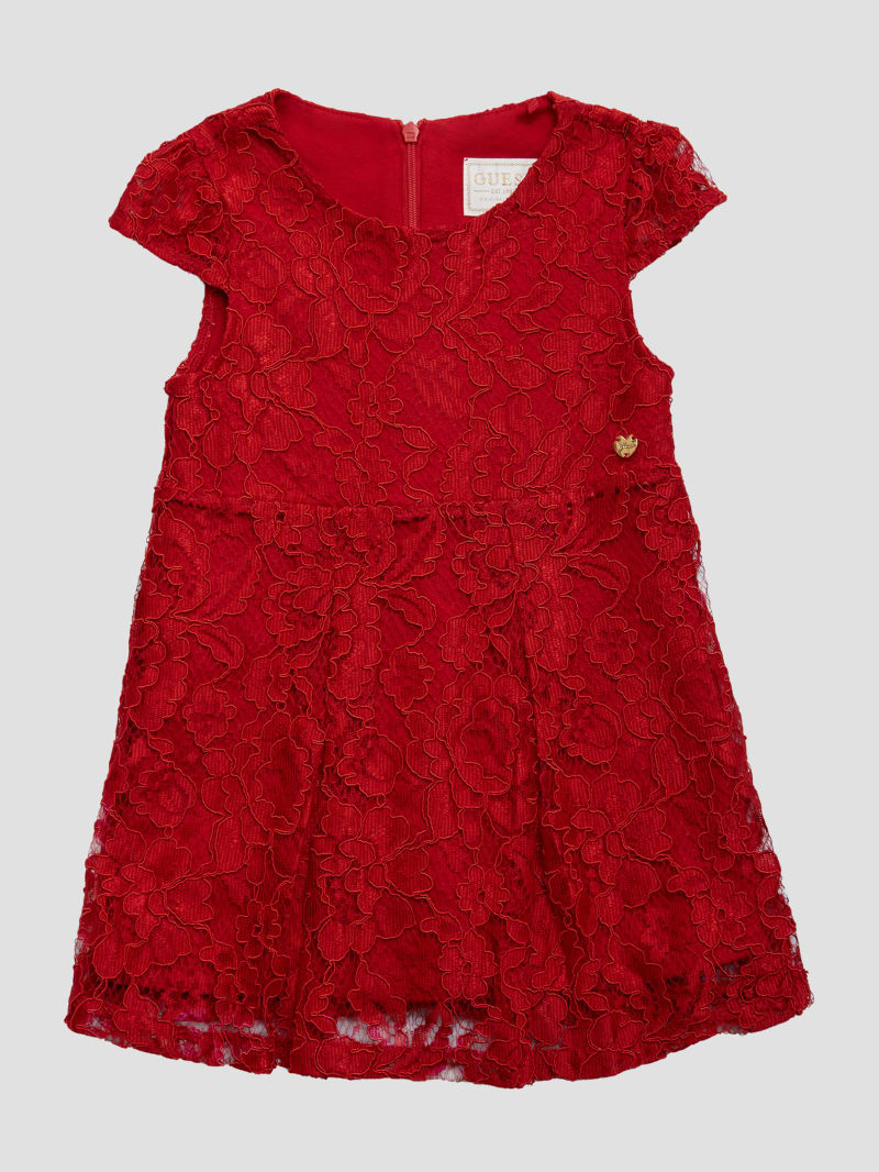 Guess red discount lace dress