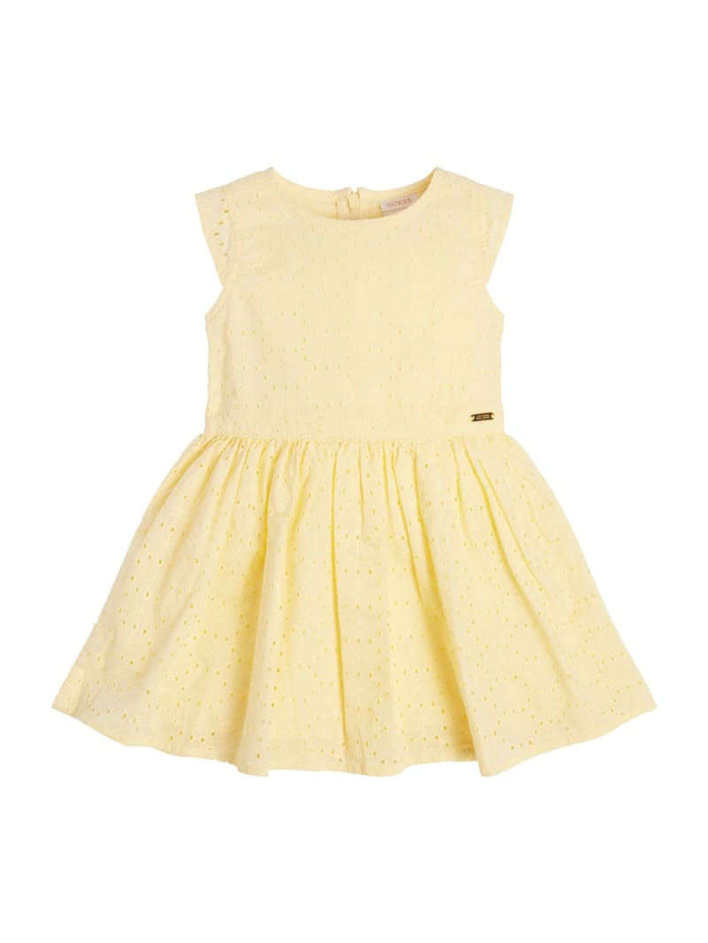 Guess yellow lace shop dress