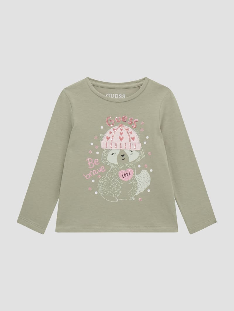 GUESS Eco Logo Long sleeve Tee 3m 7 Green