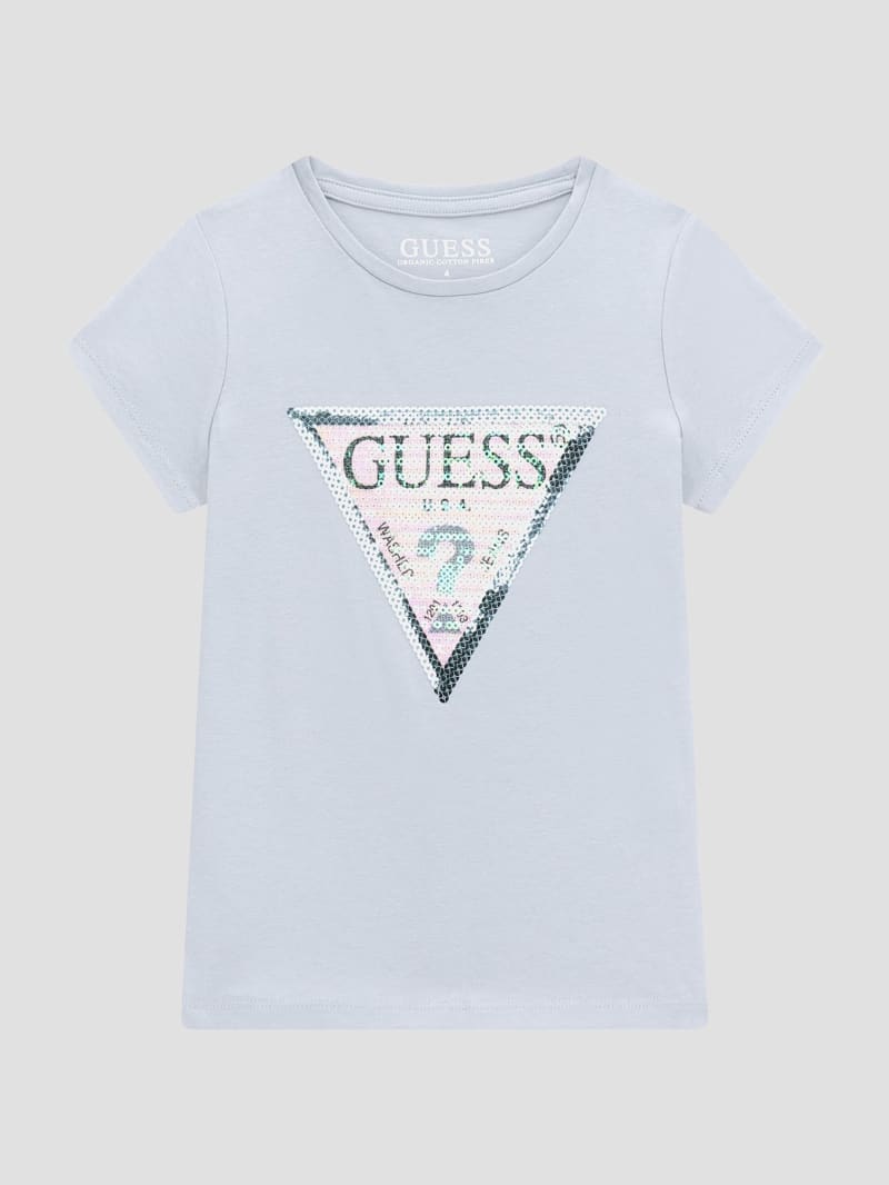 Sequin Signature Tee (2-7) | GUESS