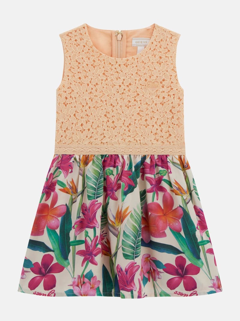 まとめ買いでお得 Lace and Tropical Floral Dress (2-7) | GUESS 美容液