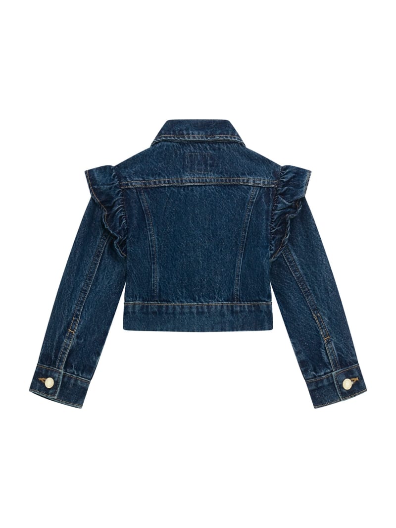 Ruffle Collar Jean Jacket - Cracker Barrel