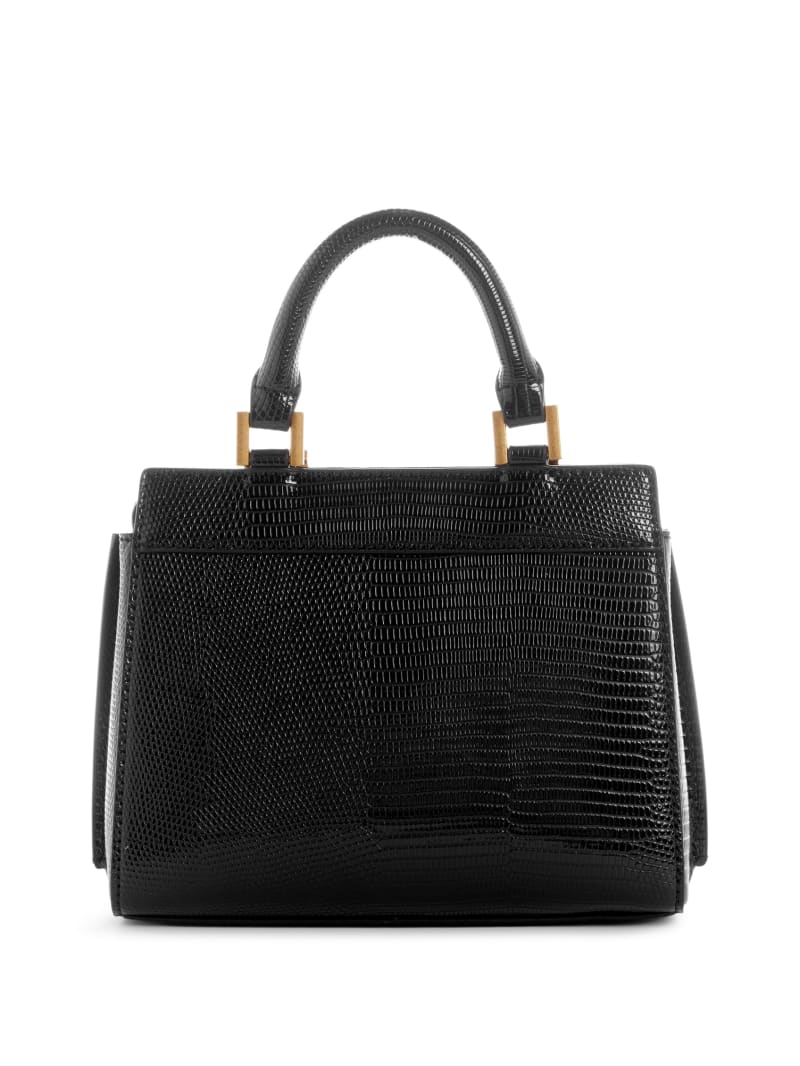 Guess Satchels : Buy Guess KATEY MINI SATCHEL Black Handbags Online