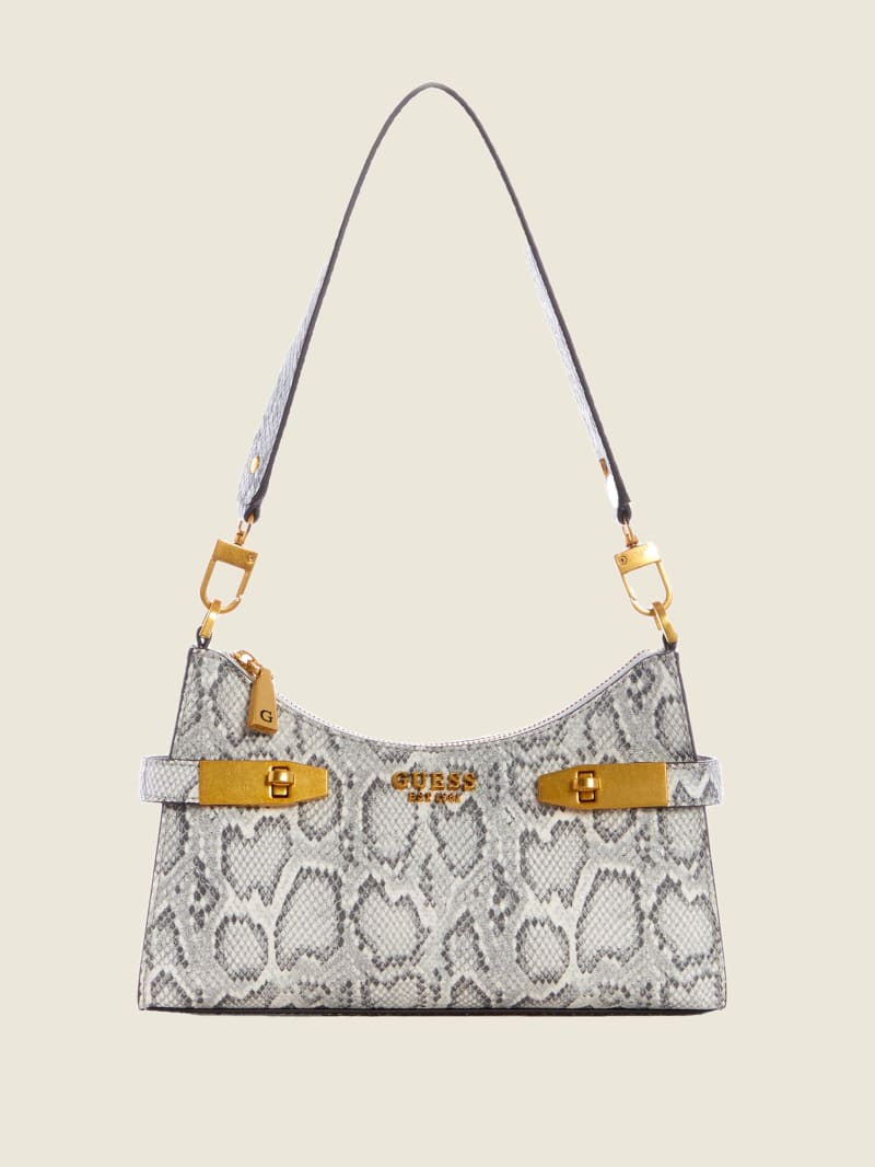 Zadie Python Shoulder Bag | GUESS Canada